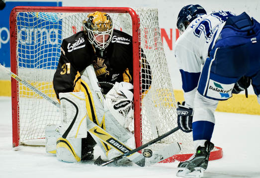 Fredrik Holmgren, målvakt, AIK och Tomas Kollar, Leksand