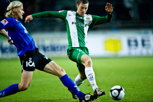 Per Johansson, Halmstad David Johansson, Hammarby, närkamp