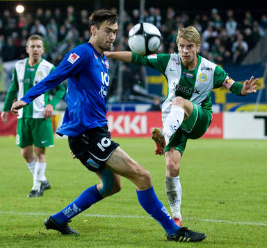 Matchhjälten Tim Sparv och Emil Johansson
