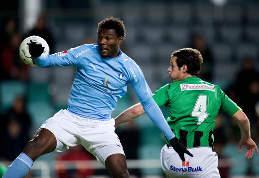 Edward Ofere, Malmö FF. Hallgrimur Jonasson, GAIS