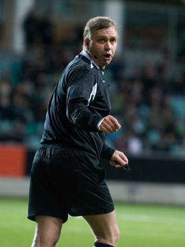 Domare Åke Andreasson dömde sin sista allsvenska match