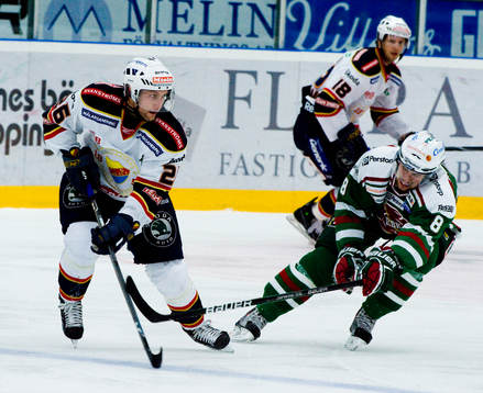 Tim Eriksson, Djurgården och Mathias Porseland, Rögle