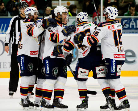 Marcus Nilson, Kyle Klubertanz och Nichlas Falk,