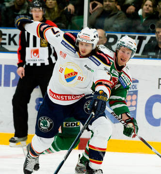 Andreas Holmqvist, Djurgården och Eric Beaudoin, Rögle