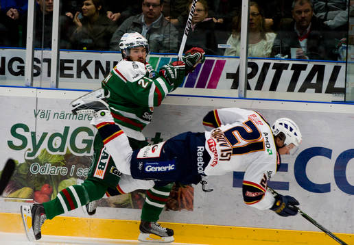 Johan Alcén, Rögle och Andreas Engqvist, Djurgården
