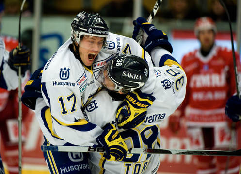 Andreas Falk, HV71 jubel