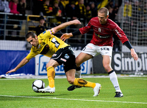 Emir Bajrami, Elfsborg. Mattias Östberg, Häcken