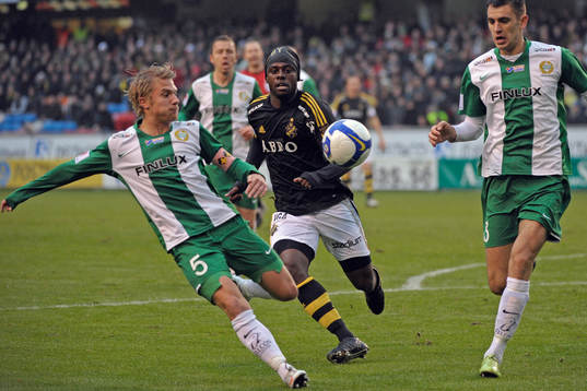 Emil Johansson, Hammarby och Martin Kayongo-Mutumba, AIK