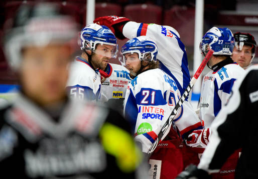 Mattias Guter, Oskarshamn kvitterar till 1-1. Jubel