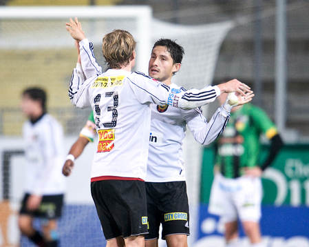 Tim Björkström, Pablo Pinones Arce, Brommapojkarna, jubel