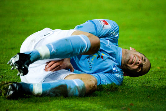 Guillermo Molins, Malmö, skada