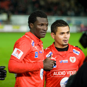 Abiola Dauda och Daniel Sobralense