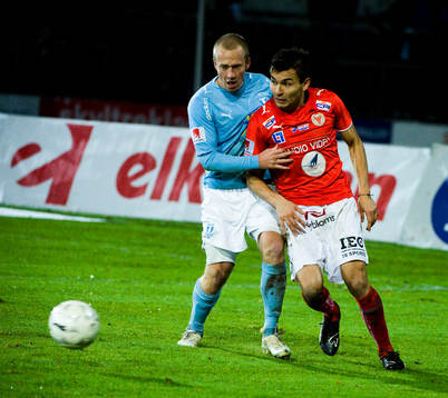 Daniel Larsson, Malmö och Emin Nouri, Kalmar