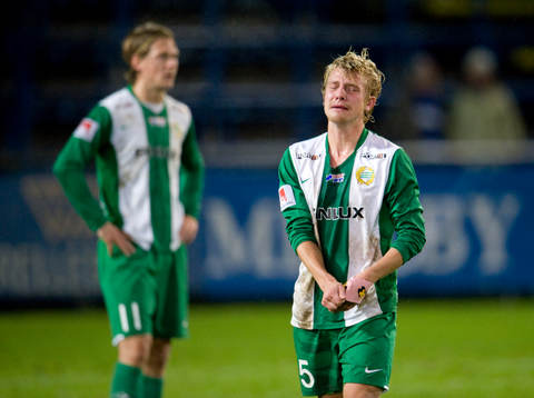 Freddy Söderberg och Emil Johansson, Hammarby, depp
