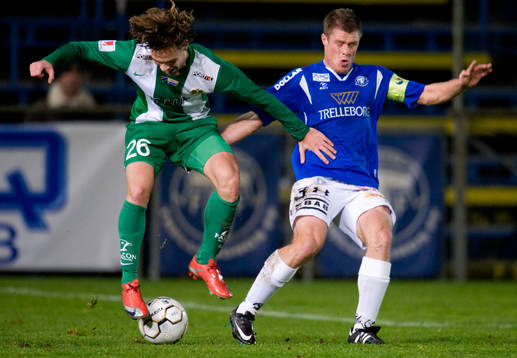 Simon Helg, Hammarby och Dennis Melander, Trelleborg