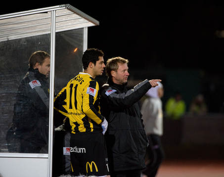 Vinicius Lopes Souto, Peter Gerhardsson, tränare Häcken