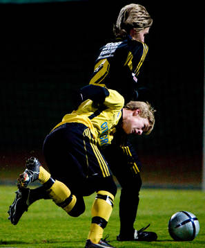 Fotboll, IFK Hässleholm, testmatch, internmatch,