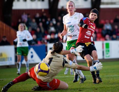 3-1, Susanne Moberg som överlistar Minna Meriluoto,
