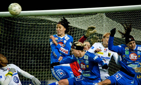 Jessica Landström, Sara Larsson och Charlotte Rohlin,