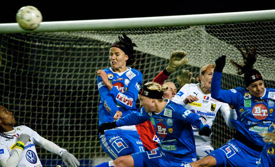 Jessica Landström, Sara Larsson och Charlotte Rohlin,