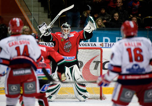 Niklas Svedberg, Målvakt Modo jublar
