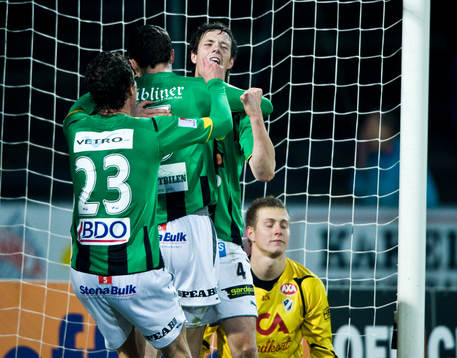Hallgrímur Jónasson, GAIS, Jubel