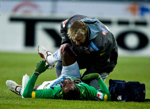 Richard Ekunde, GAIS, skada