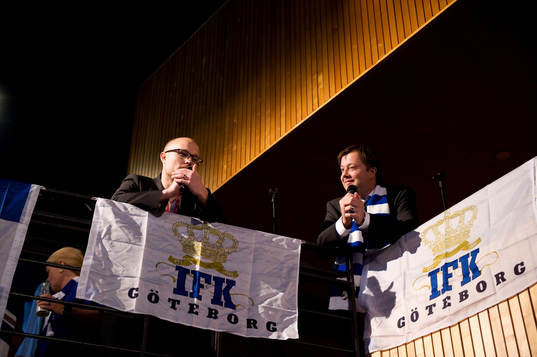 Sponsormiddag på Trädgårn innan matchen