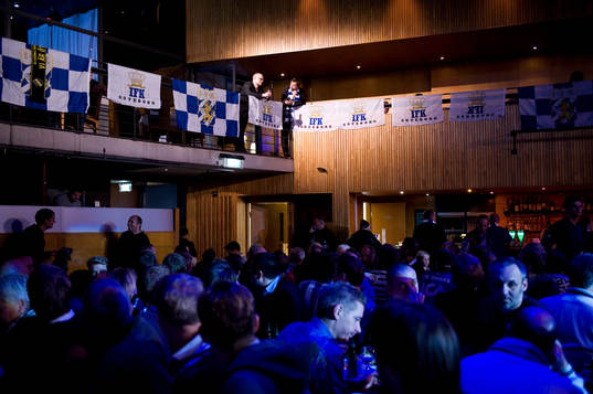 Sponsormiddag på Trädgårn innan matchen