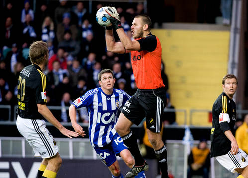 Daniel Örlund, målvakt, AIK. Hannes Stiller, IFK Göteborg