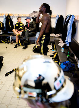 Glädje i AIKs omklädningsrum, Svenska Mästare, SM-guld,