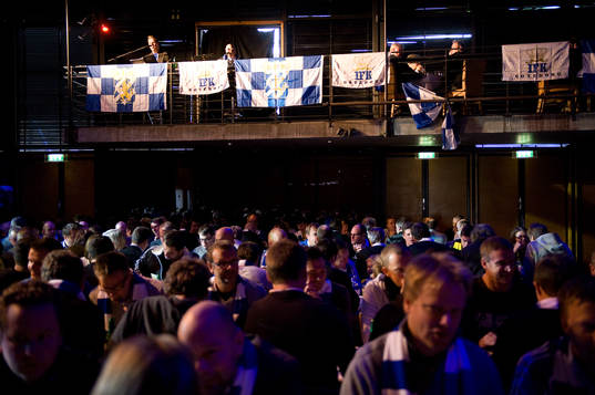 Sponsormiddag på Trädgårn innan matchen