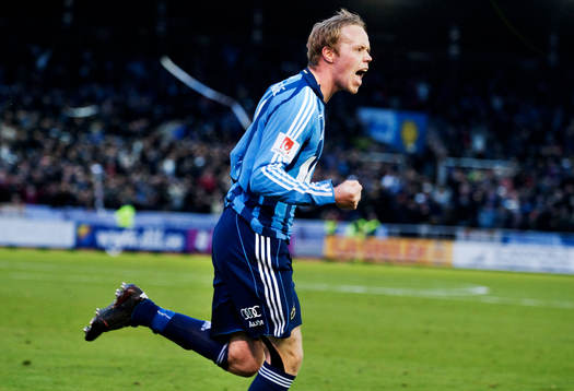 Patrik Haginge,  jubel