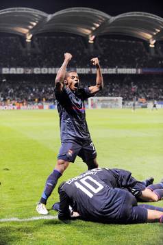 Michel Bastos, Lyon, glädje, jubel