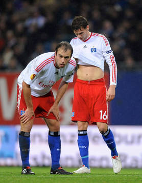 Joris Mathijsen och Marcus Berg, Hamburg