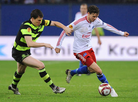 Gary Caldwell, Celtic och Marcus Berg, Hamburg
