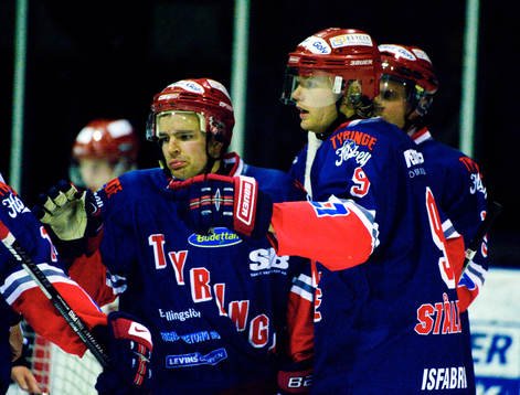 Roger Nilsson och Anders Stålberg, Tyringe, jubel