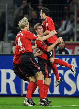 Fotboll, Bundesliga, tysk, Bayer Leverkusen - Eintracht