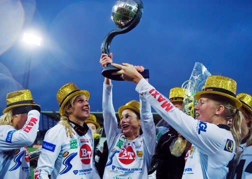 Linköping Svenska Mästare, SM-guld, jubel, glädje.