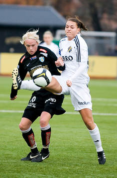 Fotboll, dam, damallsvenskan, Kopparbergs / Göteborg - AIK