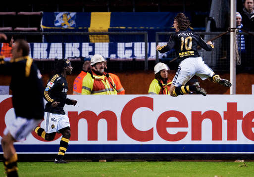 Iván Obolo, AIK, jubel