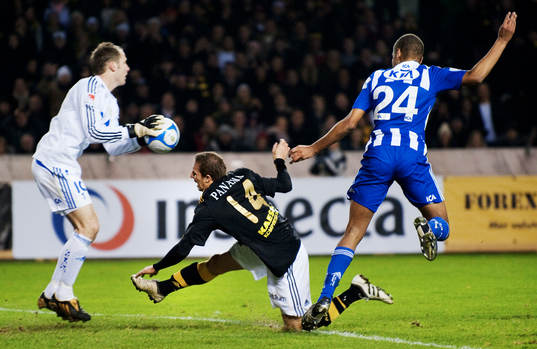 Kenny Pavey, AIK, i en målchans