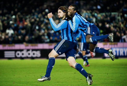 Jan Tauer och Kebba Ceesay, Djurgården, jubel