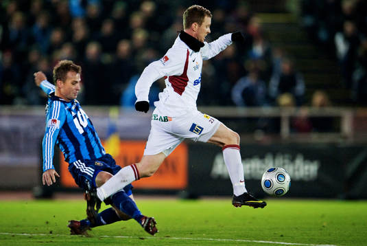 Markus Johannesson, Djurgården, försöker att stoppa
