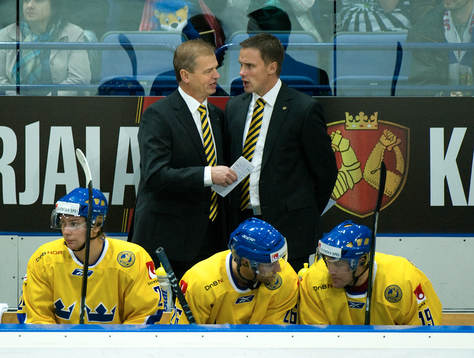 Bengt-Åke Gustafsson, Förbundskapten och Roger Rönnberg,