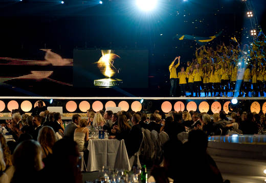 Zlatan Ibrahimovic fick guldbollen men var inte med på
