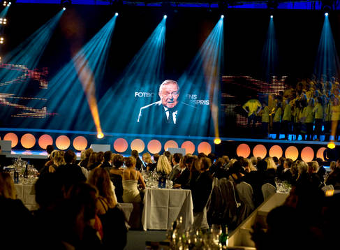 Lennart Johansson fick Fotbollskanalens hederspris