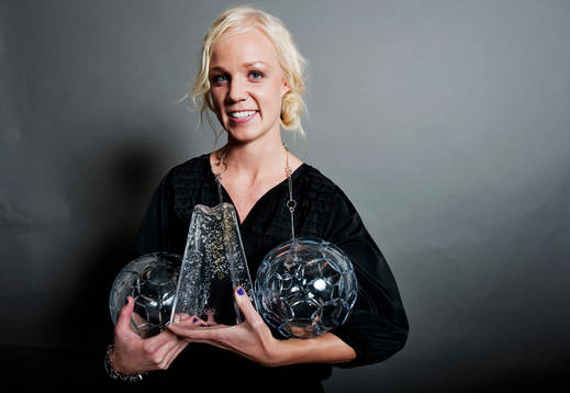 Caroline Seger, Linköping, vann Diamantbollen 2009, Årets