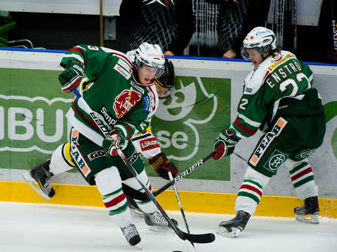 Simon Hjalmarsson och Tommy Enström, Rögle