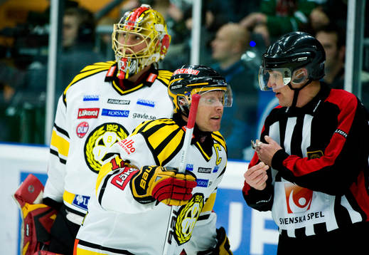 Jacob Markström, målvakt, Andreas Dackell och Morgan